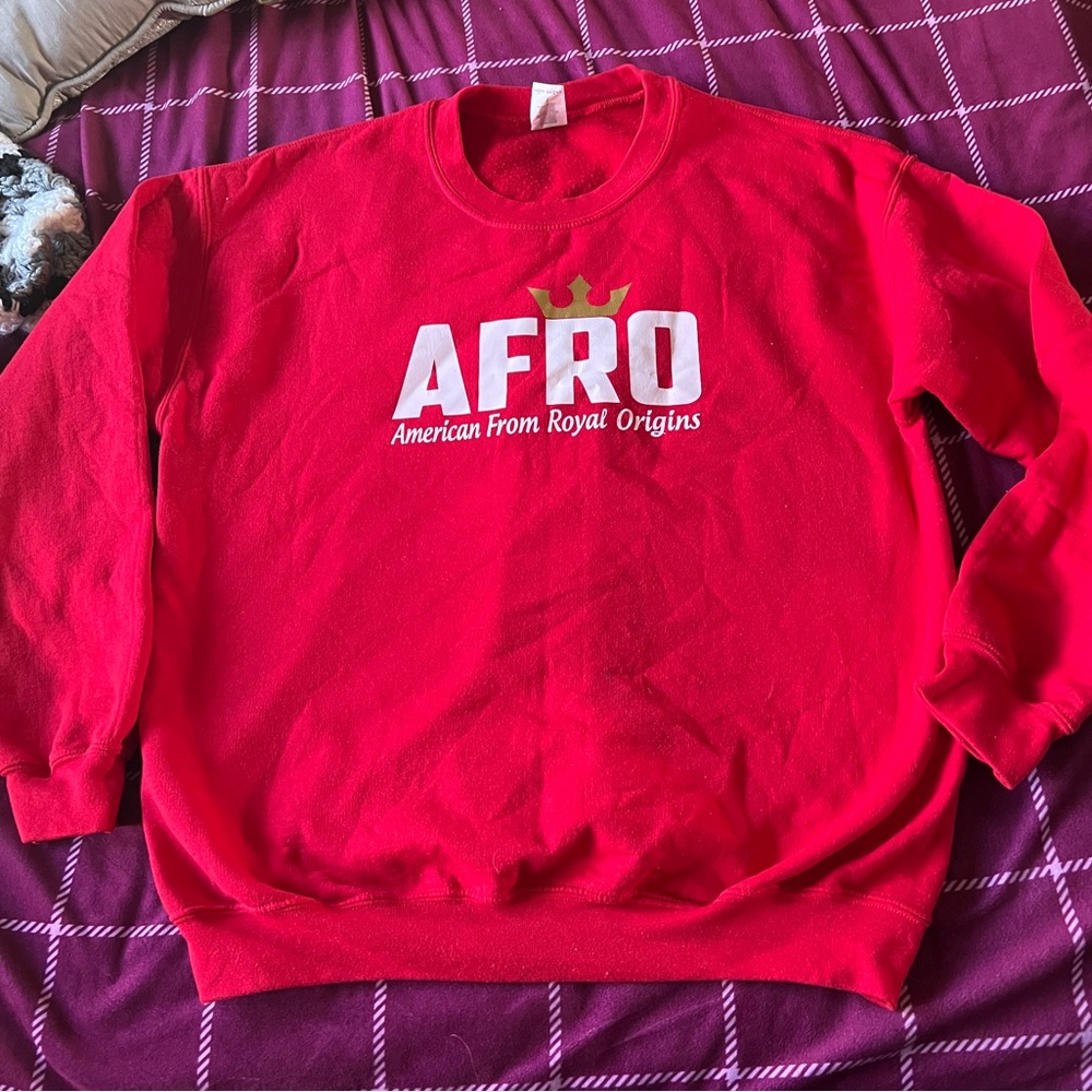 Red sweatshirt From the Late Adolfo ShabbaDoo Quiñones Mens L